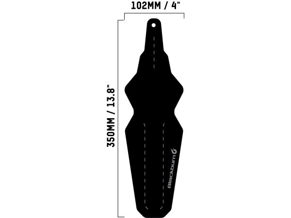 Guardabarros Bajo Asiento Blackburn Seat Rail