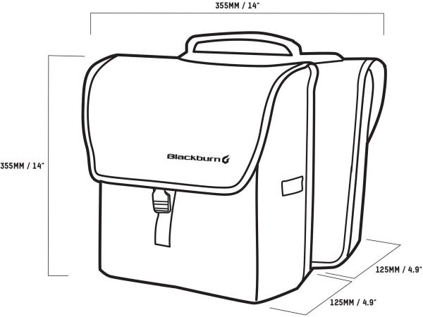 Alforja de Bicicleta Blackburn Saddle Pannier Bag