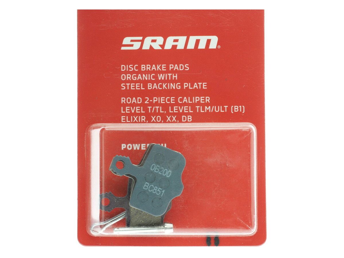 Pastillas de Freno de Disco SRAM Org P/Steel Elixir/2P Road/DB/Level 2020+ xPar