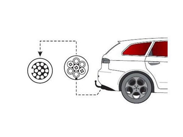 Adaptador Thule RMS Conector Electrico Trailer 7 a 13 Pines