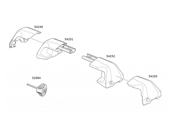 Pie de Barra Thule Evo Clamp Edge