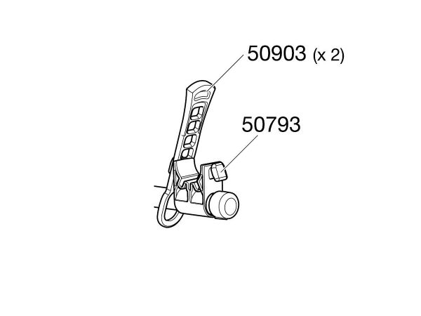 Repuesto base de Goma Portabicicletas THULE Cradle RMS 50793