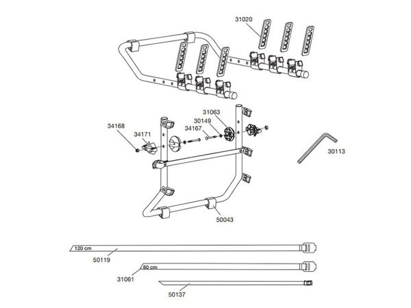 Repuesto Correa Thule Stripe 1200mm 1500050119