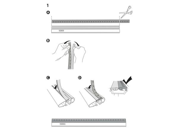 Repuesto Goma de barra Wingbar Evo 52989 (2 unidades)