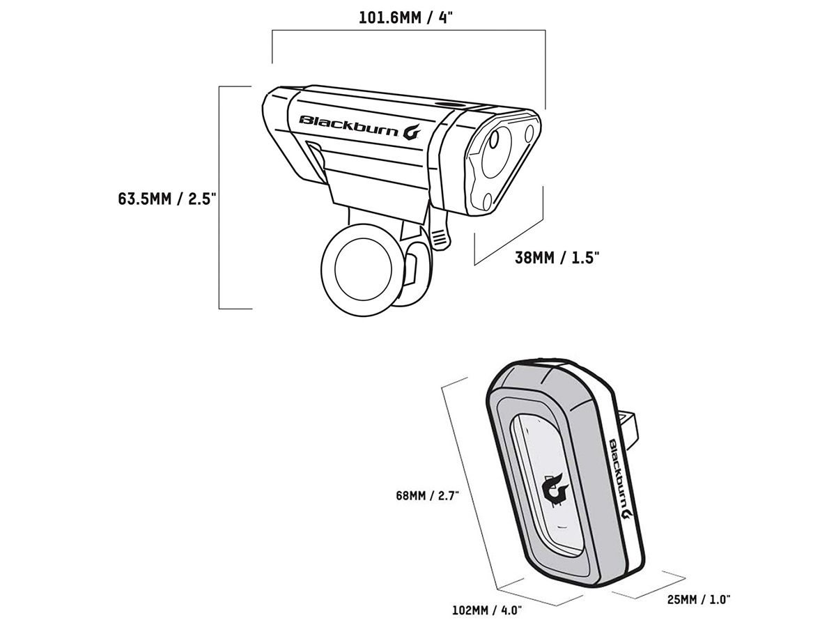 Set de luces del+tr Blackburn Local 70-20