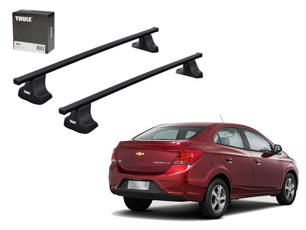 Juego Barras Thule Squarebar Evo Chevrolet Onix-Prisma