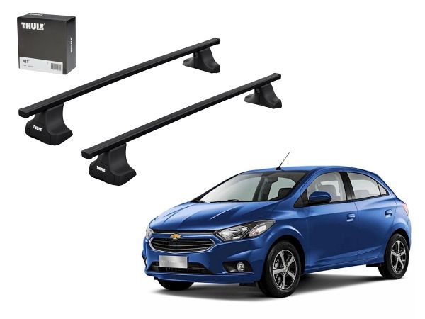 Juego Barras Thule Squarebar Evo Chevrolet Onix-Prisma