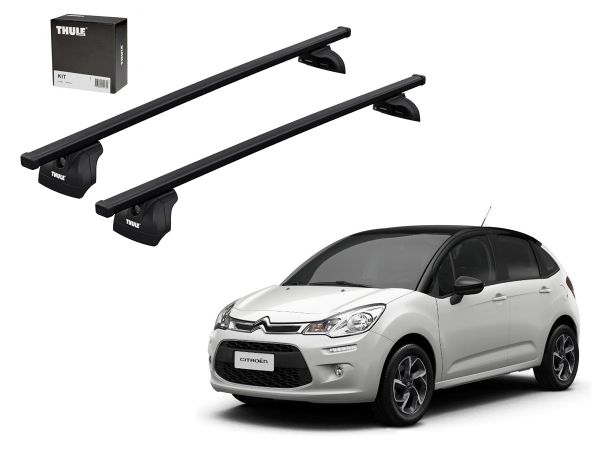 Juego Barras thule Squarebar Evo Citroen C3 II