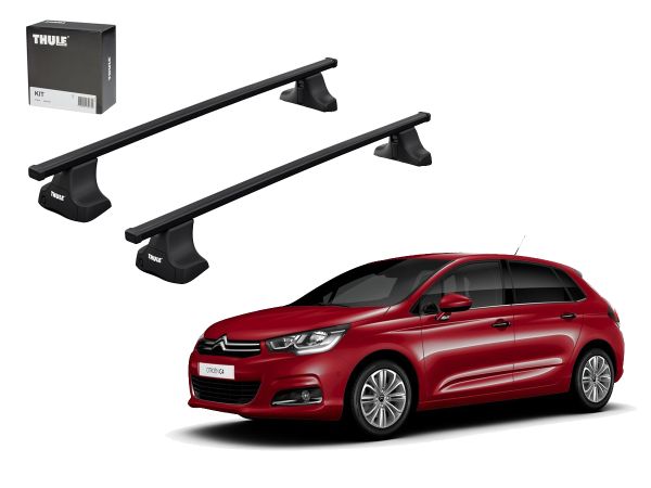 Juego Barras Thule Squarebar Evo Citroen C4 II