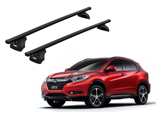 Juego Barras Thule Squarebar Evo Honda HRV Riel Techo