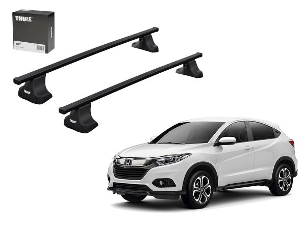 Juego Barras Thule Squarebar Evo Honda HRV Techo Liso