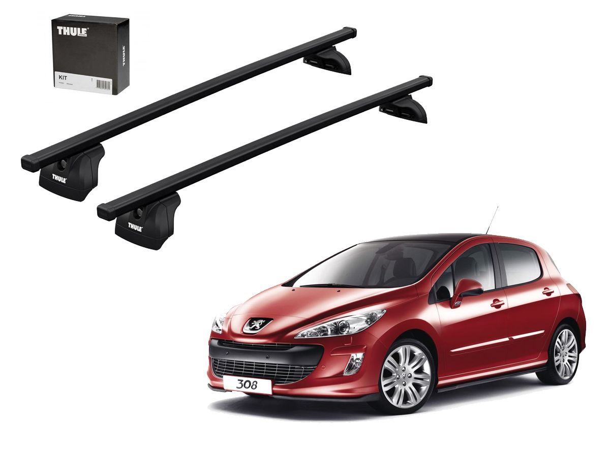 Juego Barras Thule Squarebar Evo Peugeot 207-308-407 Citroen C5-C6