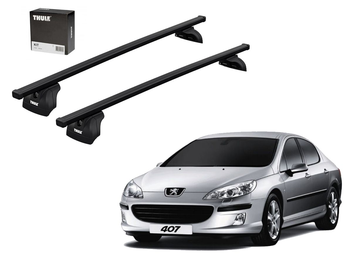 Juego Barras Thule Squarebar Evo Peugeot 207-308-407 Citroen C5-C6