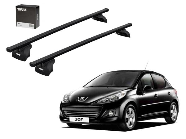 Juego Barras Thule Squarebar Evo Peugeot 207-308-407 Citroen C5-C6