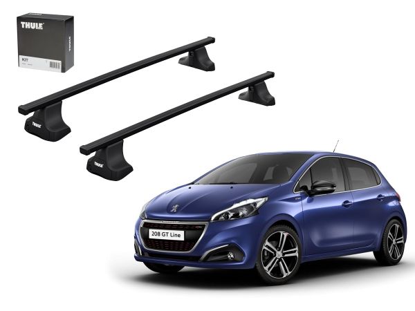 Juego Barras Thule Squarebar Evo Peugeot 208