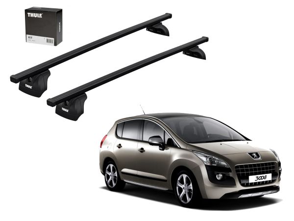 Juego Barras Thule Squarebar Evo Peugeot 3008 I