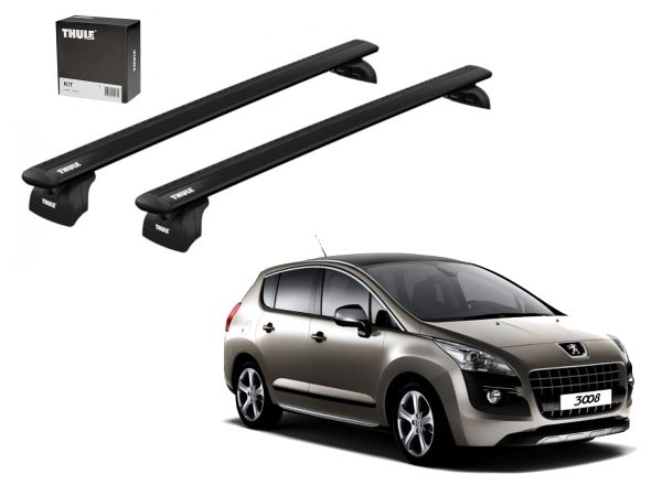 Juego Barras Thule Wingbar Evo Black Peugeot 3008 I