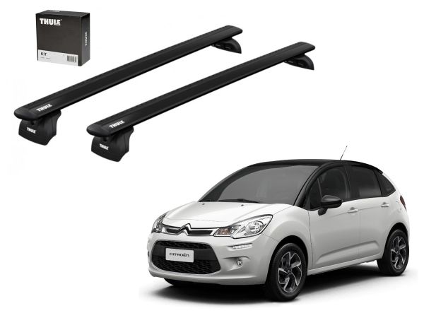 Juego Barras Thule WIngbar Evo Black Citroen C3 II