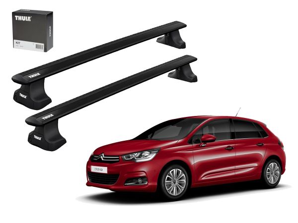 Juego Barras Thule Wingbar Evo Black Citroen C4 II