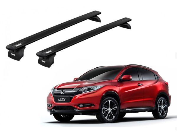 Juego Barras Thule Wingbar Evo Black Honda HRV Riel Techo