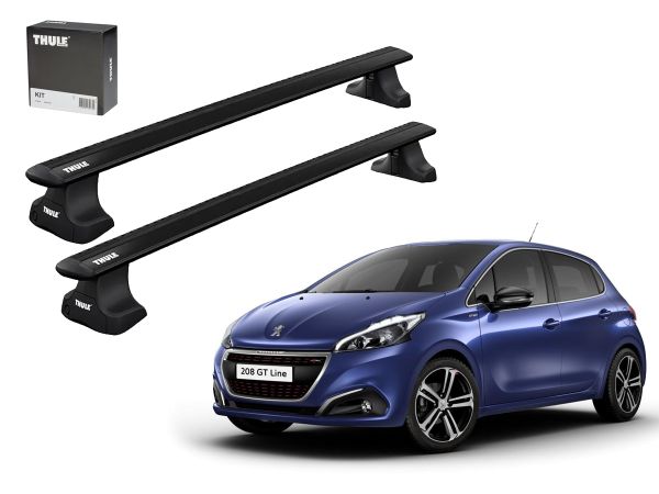 Juego Barras Thule Wingbar Evo Black Peugeot 208