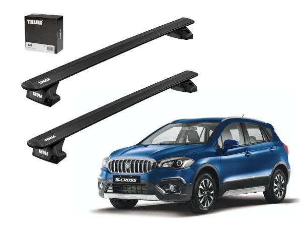 Juego Barras Thule WIngbar Evo Black Suzuki Vitara-SX4 Riel Integrado