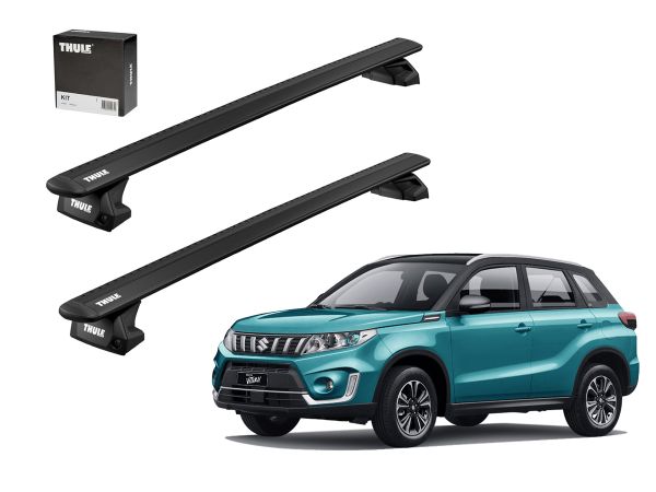 Juego Barras Thule WIngbar Evo Black Suzuki Vitara-SX4 Riel Integrado