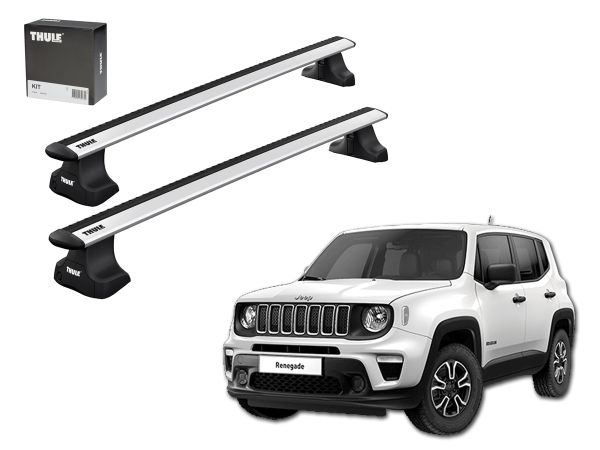 Juego Barras Thule Wingbar Evo Jeep Renegade Techo Liso