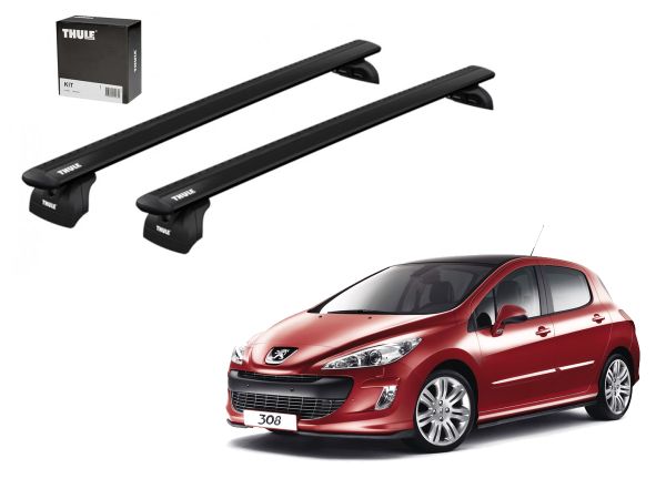 Juego de Barras Thule Wingbar Evo Black Peugeot 207-308-407 Citroen C5-C6