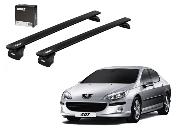 Juego de Barras Thule Wingbar Evo Black Peugeot 207-308-407 Citroen C5-C6