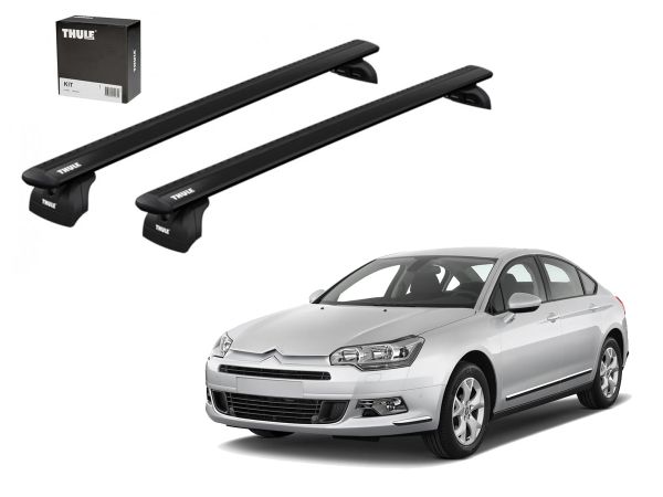 Juego de Barras Thule Wingbar Evo Black Peugeot 207-308-407 Citroen C5-C6