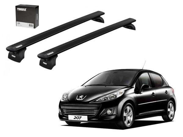 Juego de Barras Thule Wingbar Evo Black Peugeot 207-308-407 Citroen C5-C6