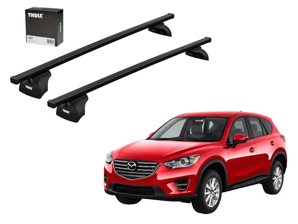 Juego Barras Thule Squarebar Evo Black Mazda CX5 KE- Ford Mondeo III