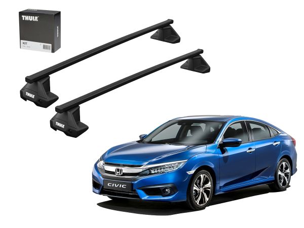 Juego Barras thule Squarebar Evo Honda Civic X