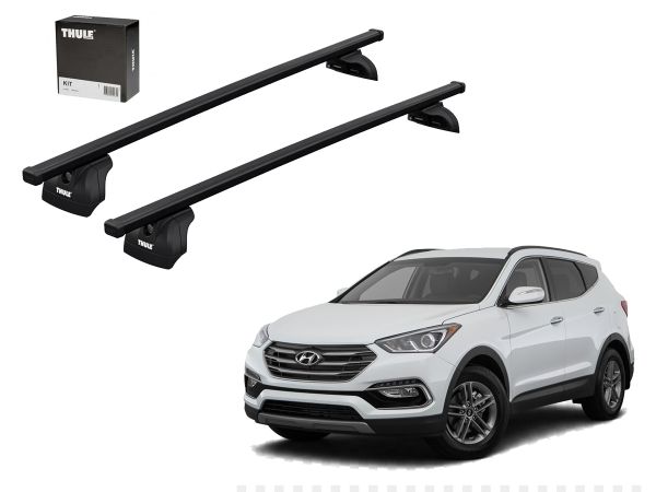 Juego Barras Thule Squarebar Evo Hyundai Santa Fe III