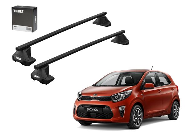 Juego Barras Thule Squarebar Evo Kia Picanto