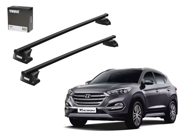 Juego Barras Thule Squarebar Evo kia Sportage IV- Hyundai Tucson