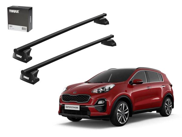 Juego Barras Thule Squarebar Evo kia Sportage IV- Hyundai Tucson