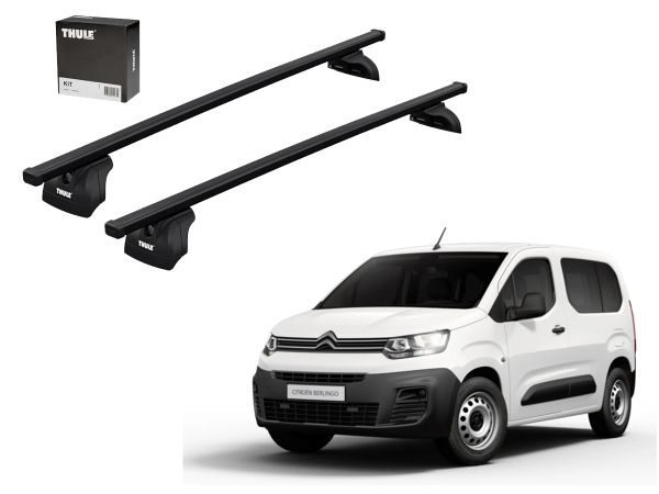 Juego Barras Thule Squarebar Evo peugeot Partner-Citroen Berlingo Opel Combo