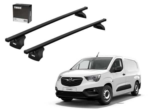 Juego Barras Thule Squarebar Evo peugeot Partner-Citroen Berlingo Opel Combo