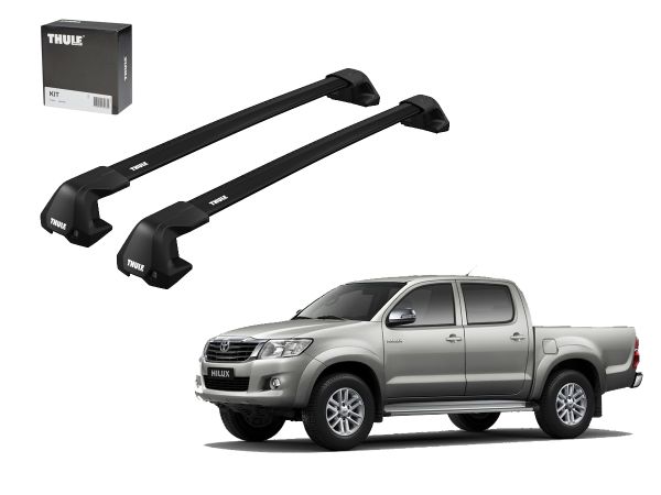 Juego Barras Thule Wingbar Edge Black Toyota Hilux VI