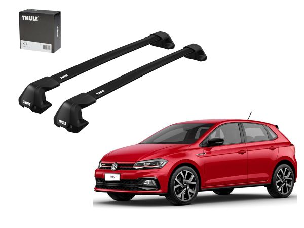 Juego Barras Thule Wingbar Edge Black Volkswagen Polo-Virtus