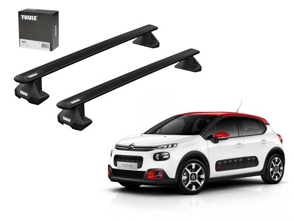 Juego Barras Thule Wingbar Evo Black Citroen C3 III