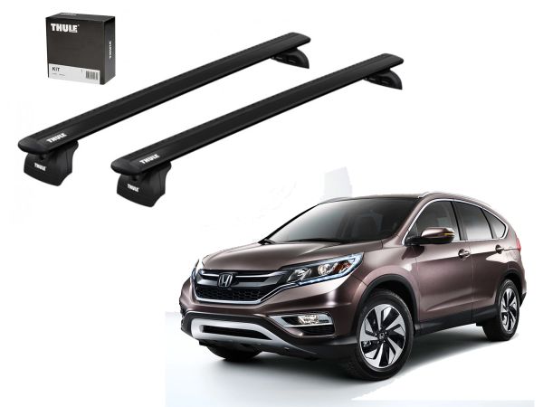 Juego Barras Thule Wingbar Evo Black Honda CRV IV Riel Integrado