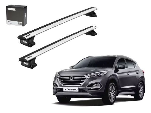 Juego Barras Thule Wingbar Evo Black Kia Sportage-Hyundai Tucson