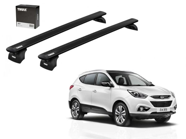 Juego Barras thule Wingbar Evo Black Kia Sportage III-Tucson-Tiggo 5