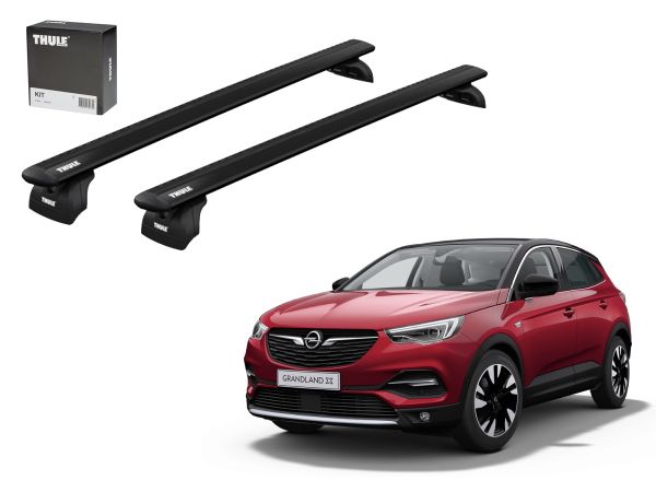 Juego Barras Thule Wingbar Evo Black Opel Crossland-Grandland