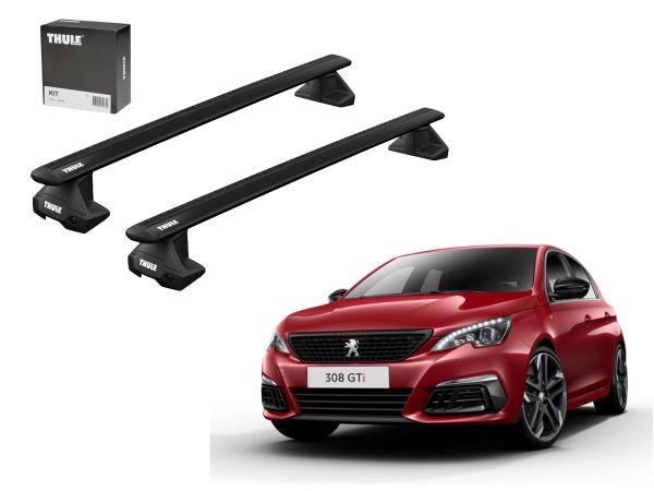 Juego Barras Thule Wingbar Evo Black Peugeot 308 II