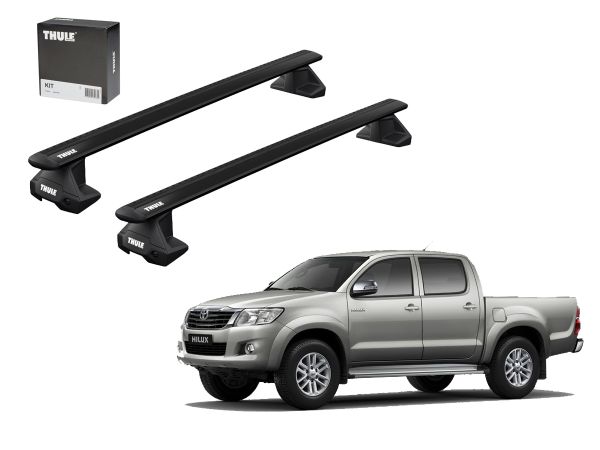 Juego Barras Thule Wingbar Evo Black Toyota Hilux VI