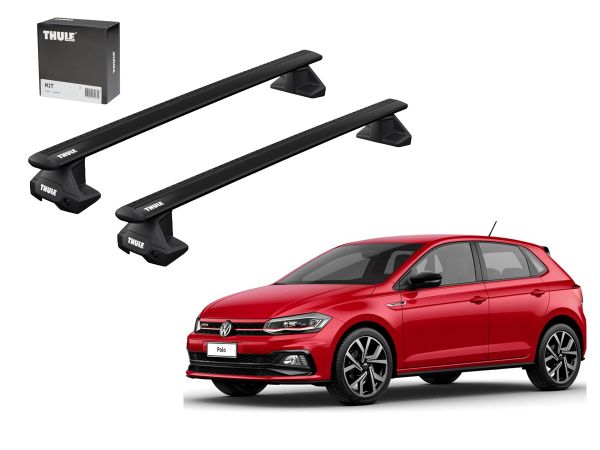 Juego Barras Thule Wingbar Evo Black Volkswagen Polo-Virtus